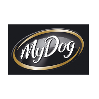 MyDog logo – pet brand collaboration with Angus and Layla